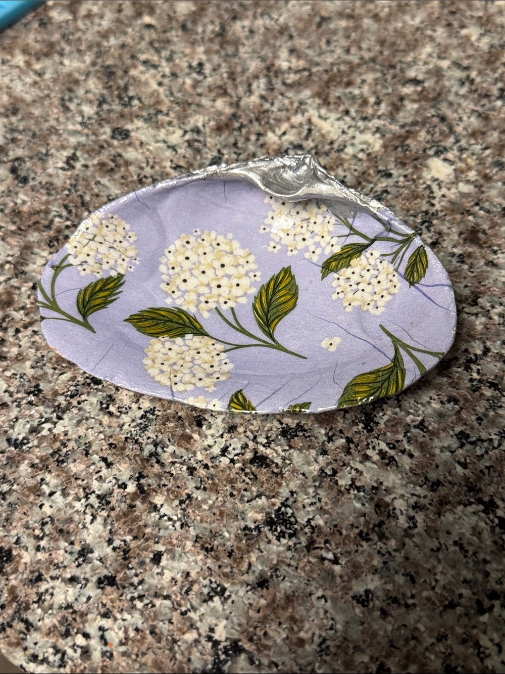 Seashell trinket dish